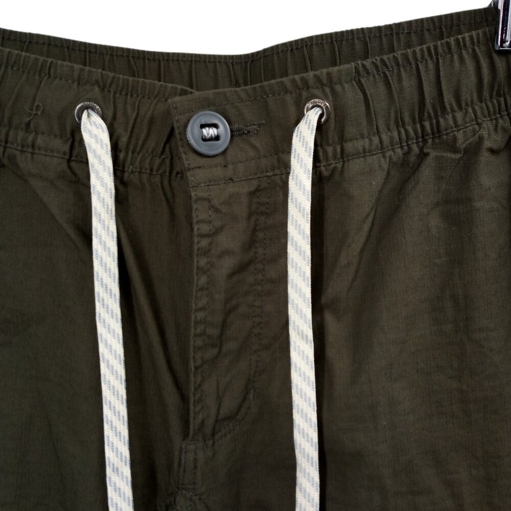 Vuori Mens Rip Stop Olive Green Tapered Pants Size M Stretch Pockets Climber - Picture 3 of 12